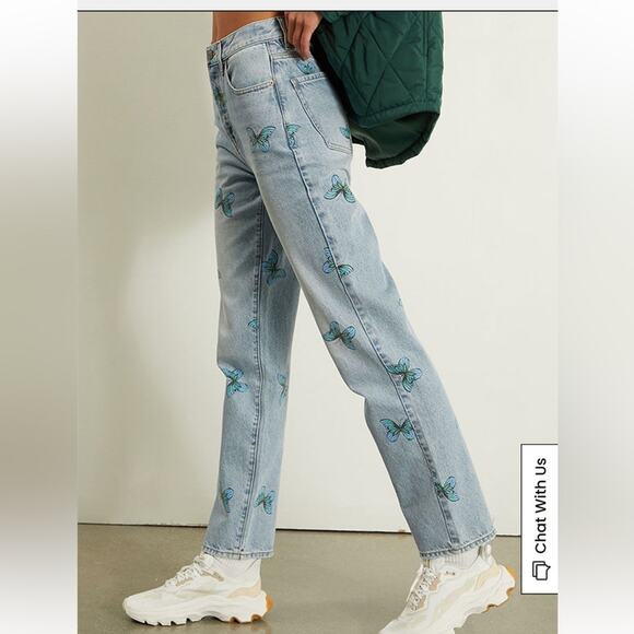 PacSun Eco Butterfly Dad Jeans - Picture 6 of 10